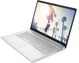Ноутбук HP 17-cp0010ua 17.3FHD IPS AG/AMD R5 5500U/8/1000+256F/int/DOS/Silver (423L4EA) - мініатюра 3