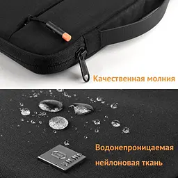 Чохол WiWU Alpha Slim Sleeve для Apple MacBook 16 (Black) [49429] - мініатюра 6