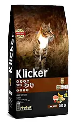 Сухий корм Klicker холістик беззерновий для дорослих котів з лососем 300 г
