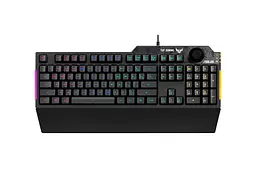 Клавіатура Asus TUF Gaming RGB Black (90MP01X0-BKMA00)