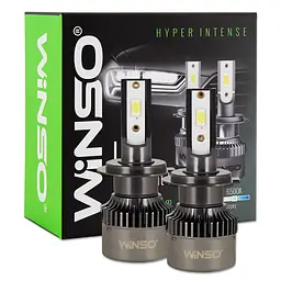 Автолампа Winso LED H7 12/24V 50Вт 5000Лм 6500K CSP3570 2шт(794700)