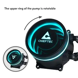 СВО Chieftec Iceberg 360 DARK (CLC-360-BLK) - мініатюра 6