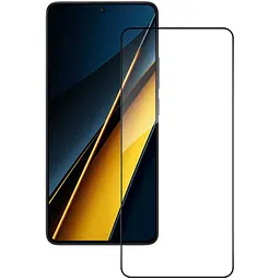 Скло захисне ACCLAB Full Glue Xiaomi Poco X6 Pro Black (1283126588679) - мініатюра 2