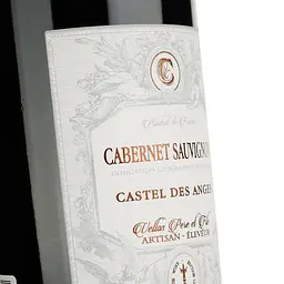 Вино Castel des Anges Cabernet Sauvignon IGP Pays D'Oc 2019 червоне сухе 0.75 л - мініатюра 3