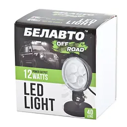 Світлодіодна додаткова світлодіодна лампа Belauto EPISTAR Spot Далеке світло Алюмінієвий корпус (BOL0403L) - мініатюра 2