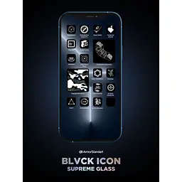 Скло захисне Armorstandart Supreme Plus Black Icon Apple iPhone 16 Pro (ARM80298) - мініатюра 9