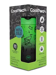 Пляшка COOLPACK BONO GAME OVER для води 350 мл металева (Z10969) - мініатюра 2
