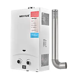 Газова колонка Mixxus GWH-0710 Basic Turbo White турбована 10 л/хв WH0028 - мініатюра 5