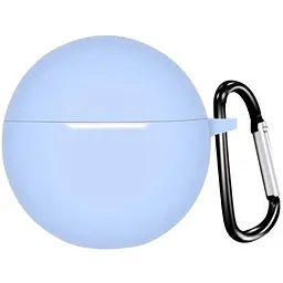 Чохол-накладка DK для Oppo Enco Air 2i | Silicone Candy Friendly з карабіном (016044) (lilac)