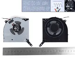 Вентилятор для Legion 5 Pro-16ACH6H Type 82JQ, (10V CPU fan, FCN FNKD DFSAL12E064860) - мініатюра 3