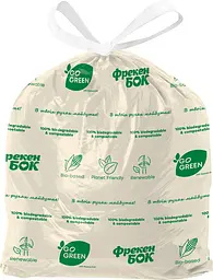 Пакети для сміття Фрекен Бок Go Green з затяжками, 35 л, 10 шт. - мініатюра 2