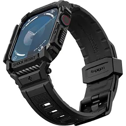 Чохол-ремінець Spigen Rugged Armor Pro для Apple Watch 46mm Matte Black (ACS08604) [149627] - мініатюра 2