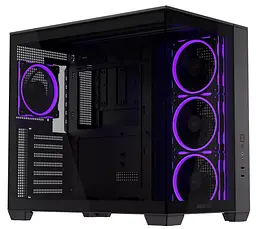 Корпус Asus A32 Plus Black Tempered Glass (90DC00S0-B19000) - мініатюра 2