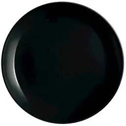 Тарілка LUMINARC обідня 250мм кругла Diwali Black P0867