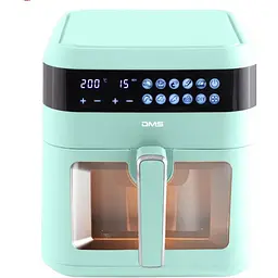 Багатофункціональна піч 10 програм DMS HFG-7R 1600 Вт з духовкою системою Air Fryer функція гаряче повітря
