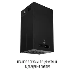 Витяжка острівна Perfelli Design Quattro 41 Nero Silenzio - мініатюра 10