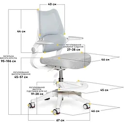 Дитяче крісло Mealux Fantasy Air DB (Y-608 DB) - мініатюра 3