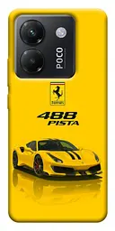 TPU чохол Demsky Yellow beast для Xiaomi Poco M7 Pro 5G