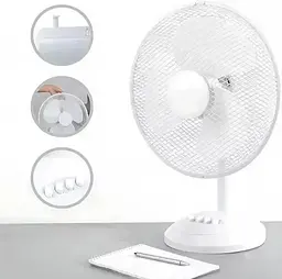 Вентилятор підлоговий DOMOTEC MS-1625 White • Побутовий вентилятор для дому, офісу та кімнати - мініатюра 3