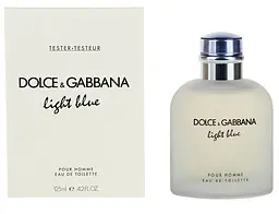 Оригінал Dolce Gabbana Light Blue Pour Homme 125 мл ТЕСТЕР туалетна вода