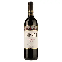 Вино Tamada Saperavi, красное, сухое, 13%, 0,75 л