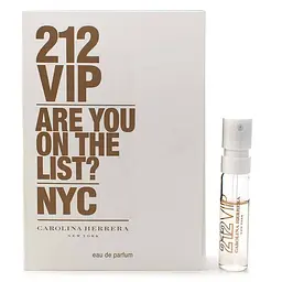 Оригінал Мініатюра Carolina Herrera 212 Vip 1,5 мл Парфумована вода