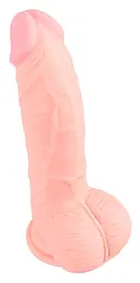 Фалоімітатор Orion Medical Silicone Dildo 20 см тілесний - мініатюра 2