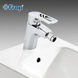 Змішувач для біде Frap F5066 одноважільний латунний Хром 30412 - мініатюра 4