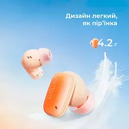 Бездротові навушники TWS Baseus AirNora 2 , ANC, Gradient Orange - мініатюра 10