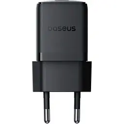 Мережевий зарядний пристрій Baseus Palm Fast Charger USB-C 30W + Cable USB-C to USB-C 60W 1m Black (P10111605113-01) [168077] - мініатюра 4