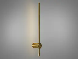 Бра лінійне LED Diasha 2042/600 brass, 6W, 3000K, бронза, металевий каркас, сучасний стиль