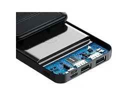 Зовнішній акумулятор (Power Bank) Awei P5K 10000mAh Black - мініатюра 3