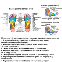 Масажер дерев'яний для стоп кукурудза 26.5 см, Woodly 84206 - мініатюра 7