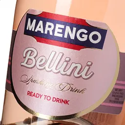 Напій винний слабоалкогольний Marengo Bellini ігристий рожевий солодкий 6-8% 0.75 л - мініатюра 5
