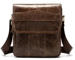 Чоловіча шкіряна сумка Vintage 22,5х27х7 см sum0015012