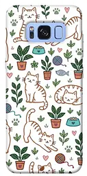 TPU чохол Demsky Cats pattern для Samsung G950 Galaxy S8