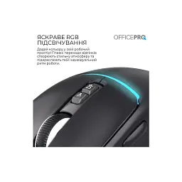 Мишка OfficePro M468B Wireless/Bluetooth Black (M468B) - мініатюра 8
