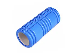 Масажний ролик EasyFit Grid Roller 33 см v.1.0 Синій (EF-2019-Bl)