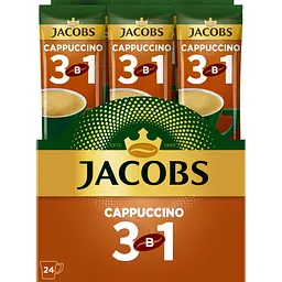 Кавовий напій 3 в 1 Jacobs Cappuccino 12.5 г x 24 шт.