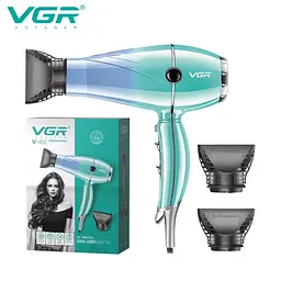 Потужний професійний фен VGR-452 2400W + 2 насадки - мініатюра 9