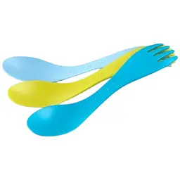 Ложка-виделка дитяча Light My Fire Spork Little Pin-Pack 3 шт. Cyan/Lime/Blue (LMF-41294214)