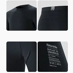Термобілизна чоловіча Naturehike (NH22NY001) демісезон, розмір XXL, зелений - мініатюра 2