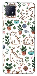 TPU чохол Demsky Cats pattern для Oppo A72 5G / A73 5G