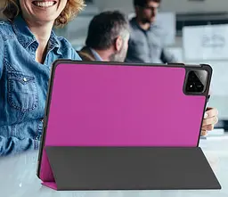 Чохол-книжка BeCover Smart Case для Xiaomi Pad 6S Pro 12.4 Пурпуровий (711086) - мініатюра 6