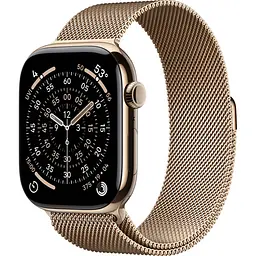 Смарт-годинник Apple Watch Series 11 GPS + Cellular 46mm Gold Titanium Case with Gold Milanese Loop M/L (MFD84) [151108]