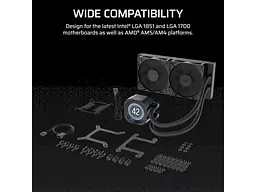 Водяне охолодження Corsair Nautilus 240 RS LCD Black (CW-9061031-WW) - мініатюра 3