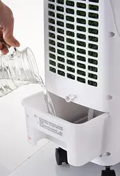 Охолоджувач повітря Germatic SK-001J з пультом та автообігом 120W ємність 5.5л (Білий) - мініатюра 3