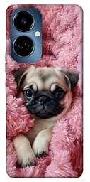 TPU чохол Demsky Мопс у ніжностях для TECNO Camon 19 (CI6n) / 19 Pro (CI8n)