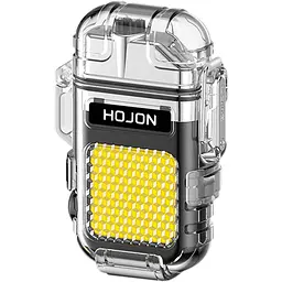 LED Ліхтар Запальничка Flas Hlight USB Type-C Чорний