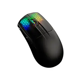 Миша бездротова Aattack SHARK X5 з акумулятором та підсвічуванням 2,4G+Bluetooth Black - мініатюра 2